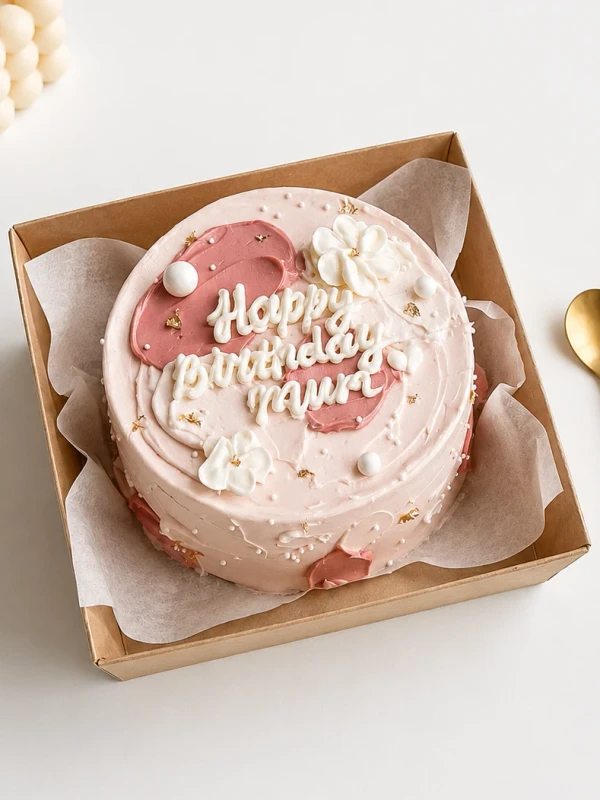 Бенто - торт "HBD MOM"